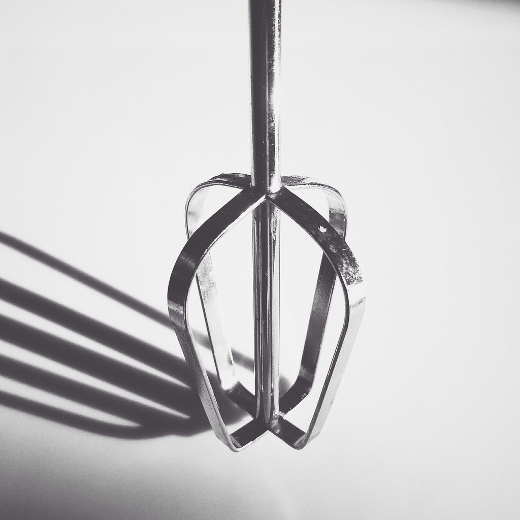 A blade from a whisk